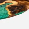 Epoxy bord. Resin bord. Spisebord. Sofabord. Møbel kunst - Jade Green 90øA7404127_1