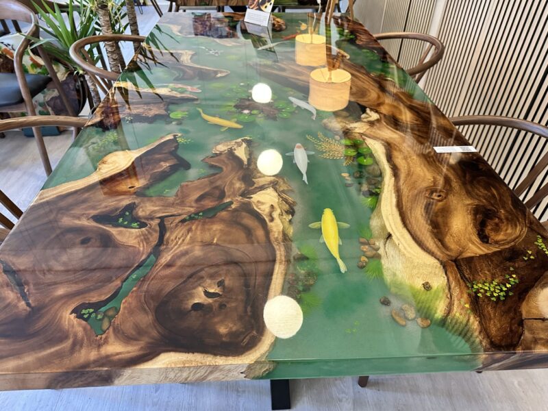 epoxy bord - koi karpe