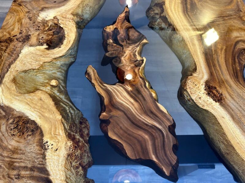 Epoxy bord - Spise bord - Transparent