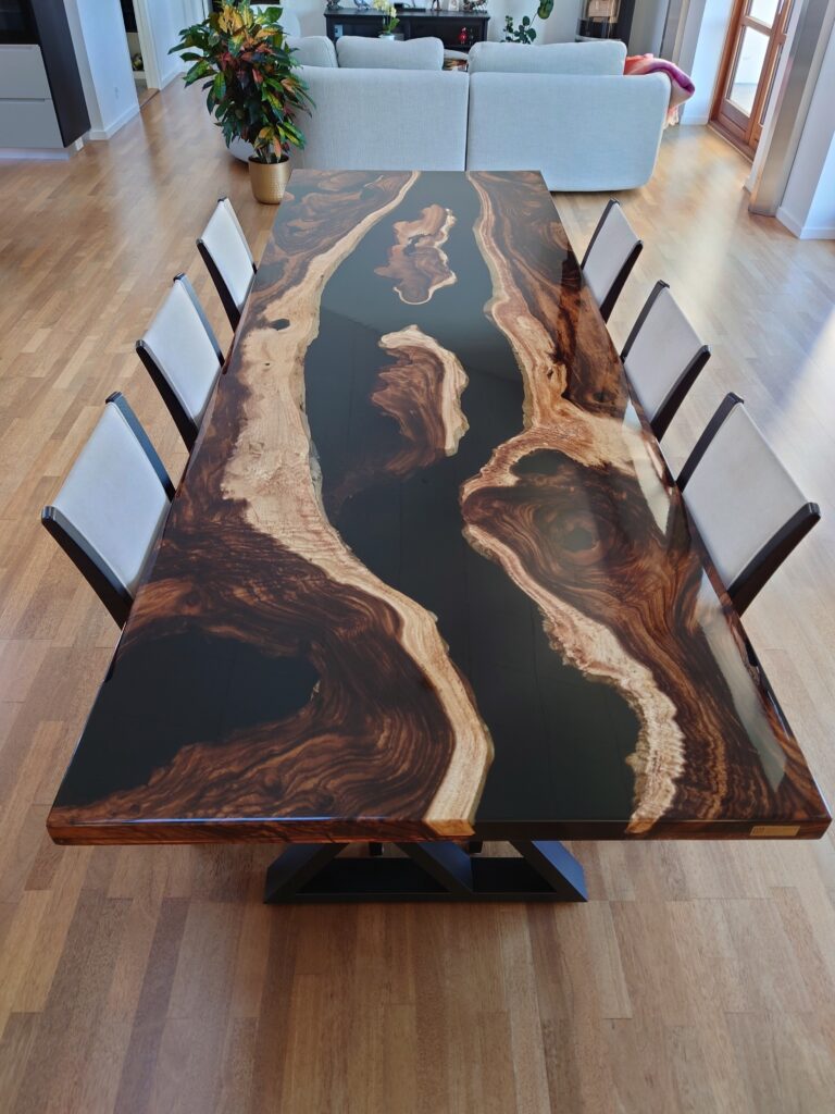 Epoxy bord 3D hjemme hos kunde, billede 3 af 20