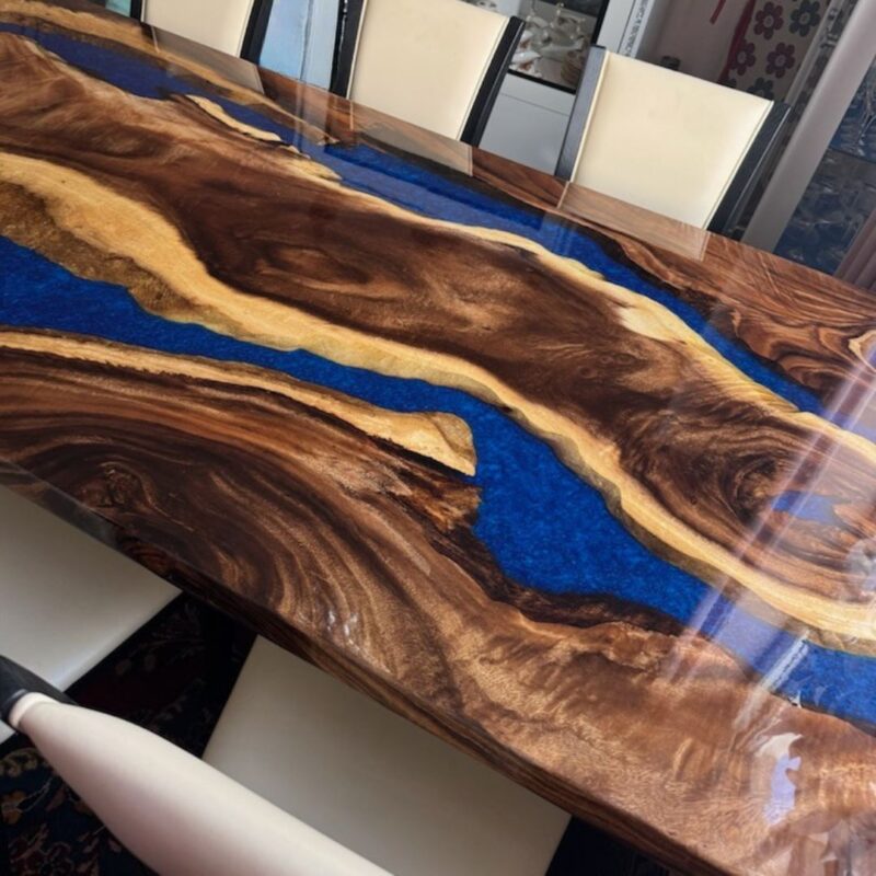 Epoxy bord 3D blå 2 Epoxy borde | 3D (Inspiration)