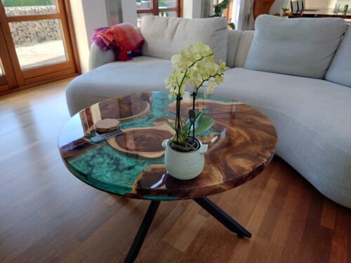 Epoxy Plankebord - Transparent M19 satin 230x100