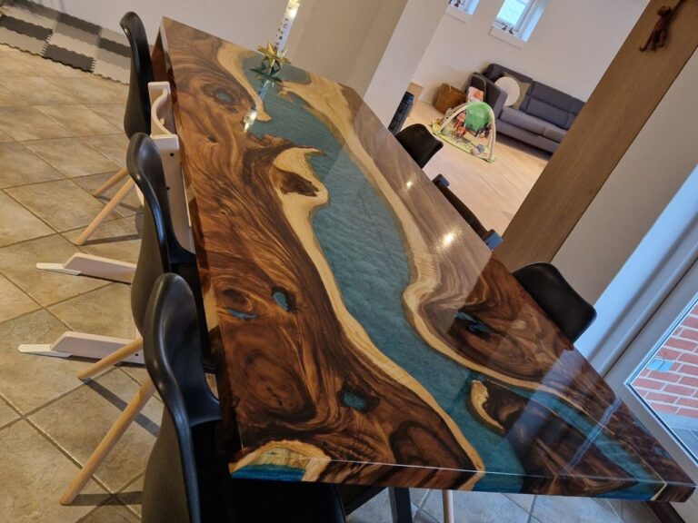 Epoxy bord 3D hjemme hos kunde, billede 2 af 20