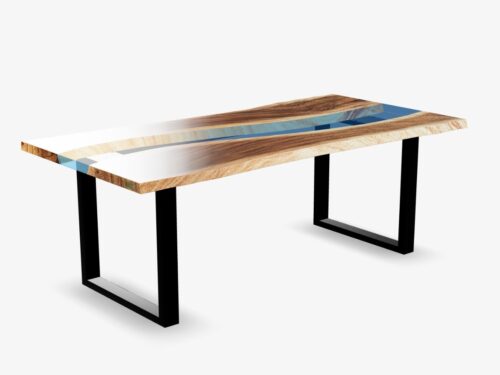 Epoxy bord Transparent Bænk