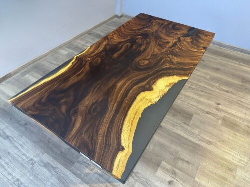Plankebord - Transparent Sort 180x90cm
