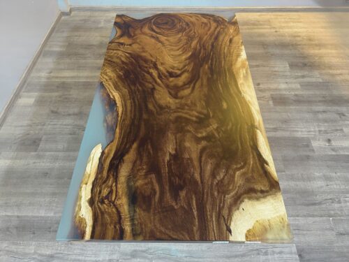 Plankebord - Transparent grå/klar 180x100cm