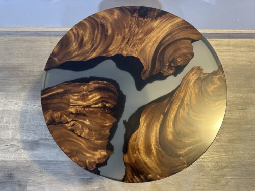 IMG_4833 Large Epoxy sofabord - Transparent grå satin 60cm