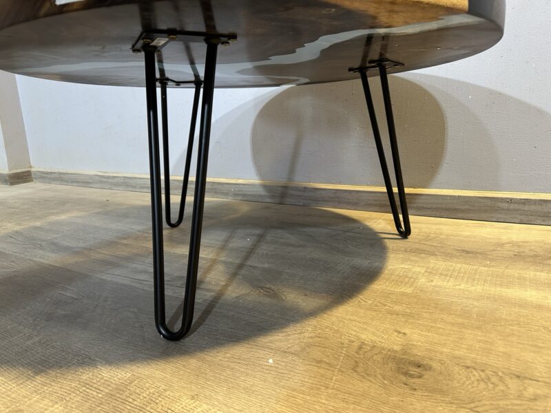 IMG_5381 Large Epoxy sofabord - Transparent grå satin 90cm