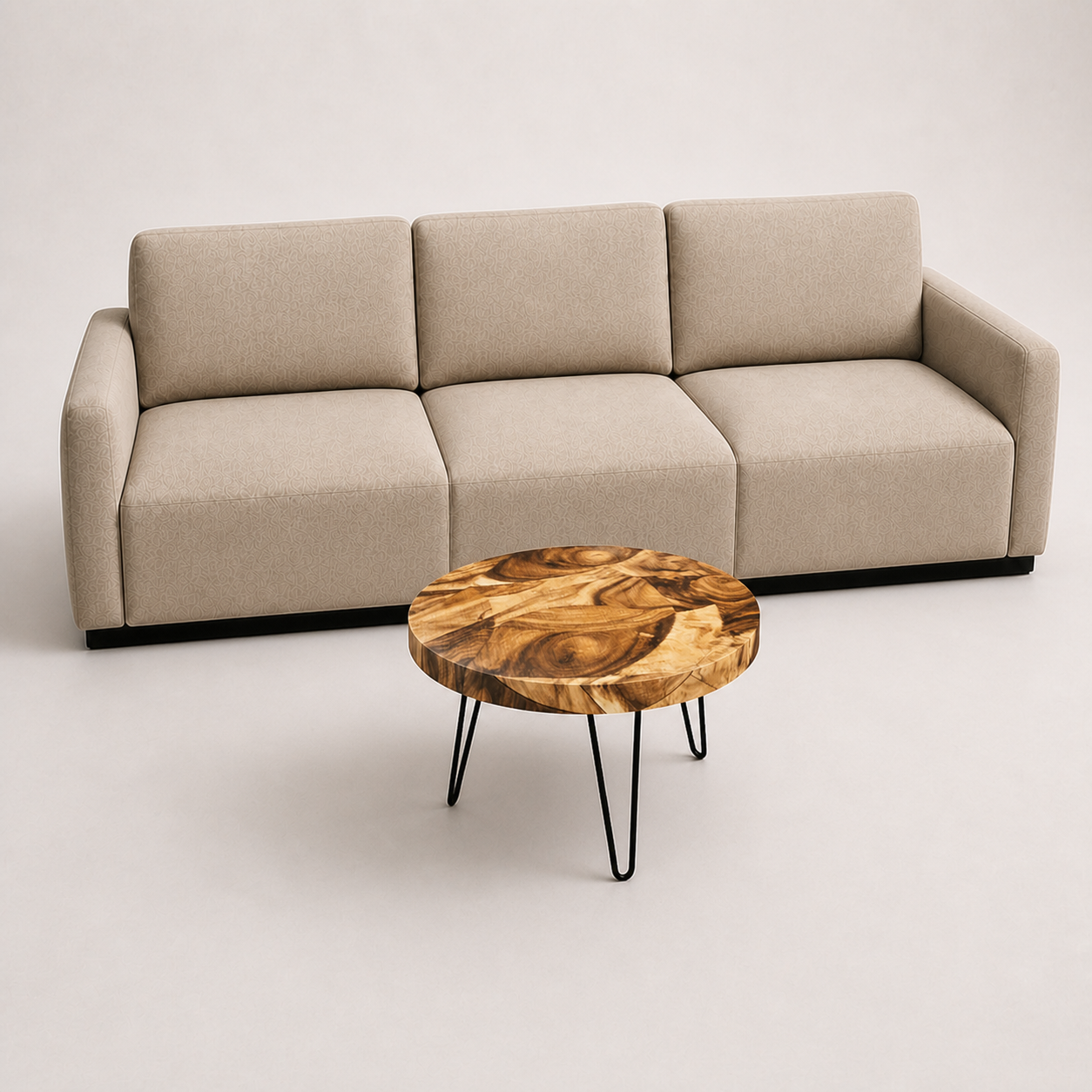 Rundt mosaiksofabord - Enigma