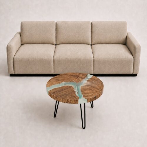 Om os 15 epoxy bord Rundt epoxy sofabord Transparent efter mål fra Unika Design
